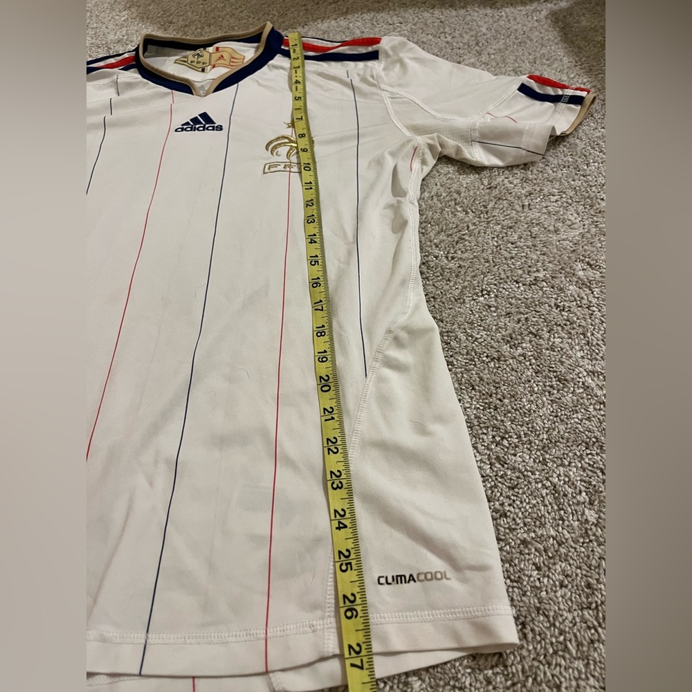 Adidas France 2010 Away World Cup Jersey Men’s Size Medium Soccer - Picture 5 of 12